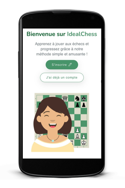 IdealChess sur téléphone portable